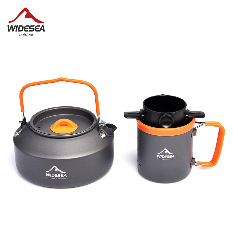 Camping Cooking Box Set - Widesea Camping Coffee Cookware Set Outdoor