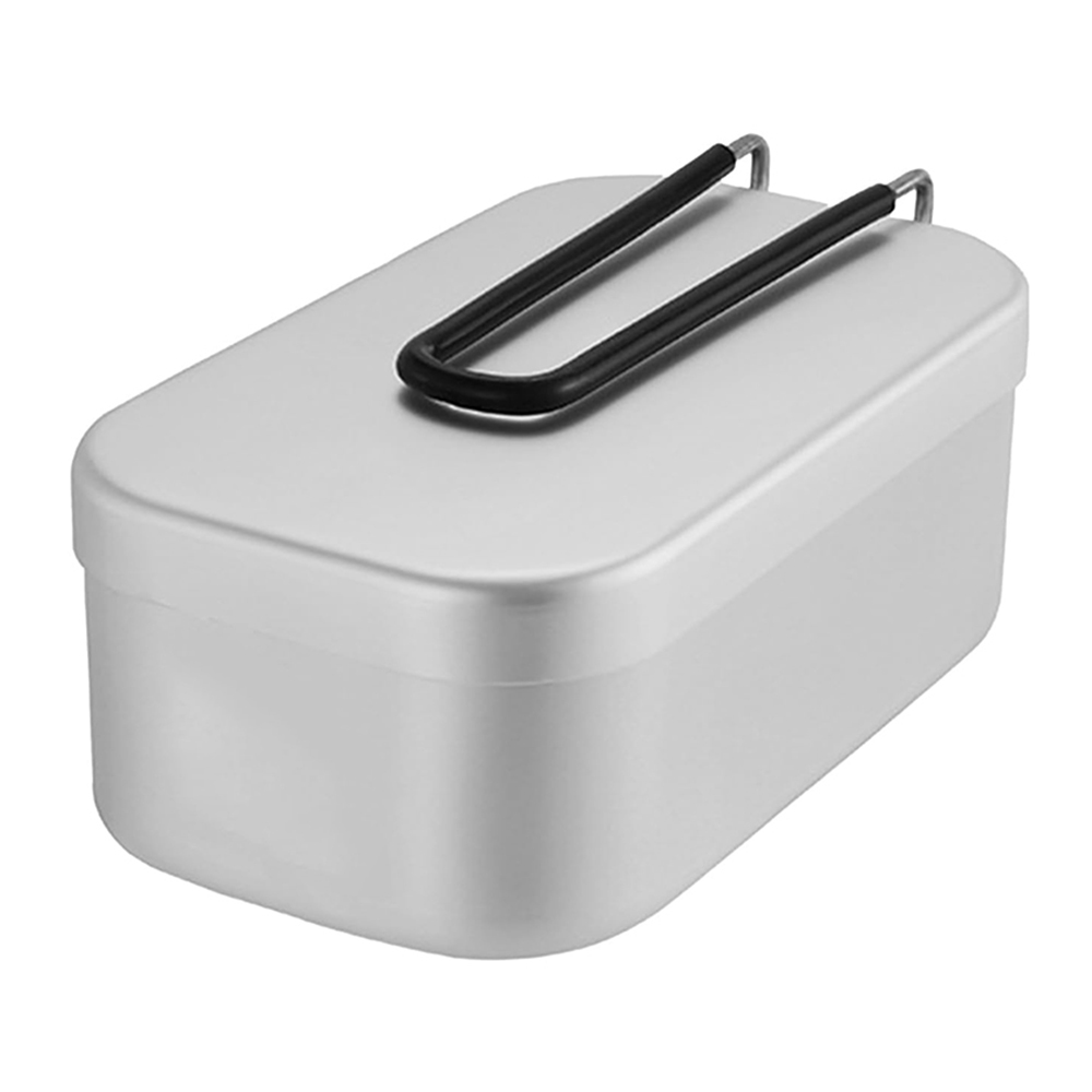 Camping Outdoor Cooking Set - 800ML Aluminum Lunch Boxes Outdoor Camping