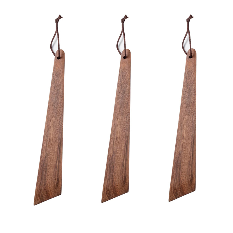 Camping Cooking Recipes - Wooden Spatula Portable Turner Acacia Wood