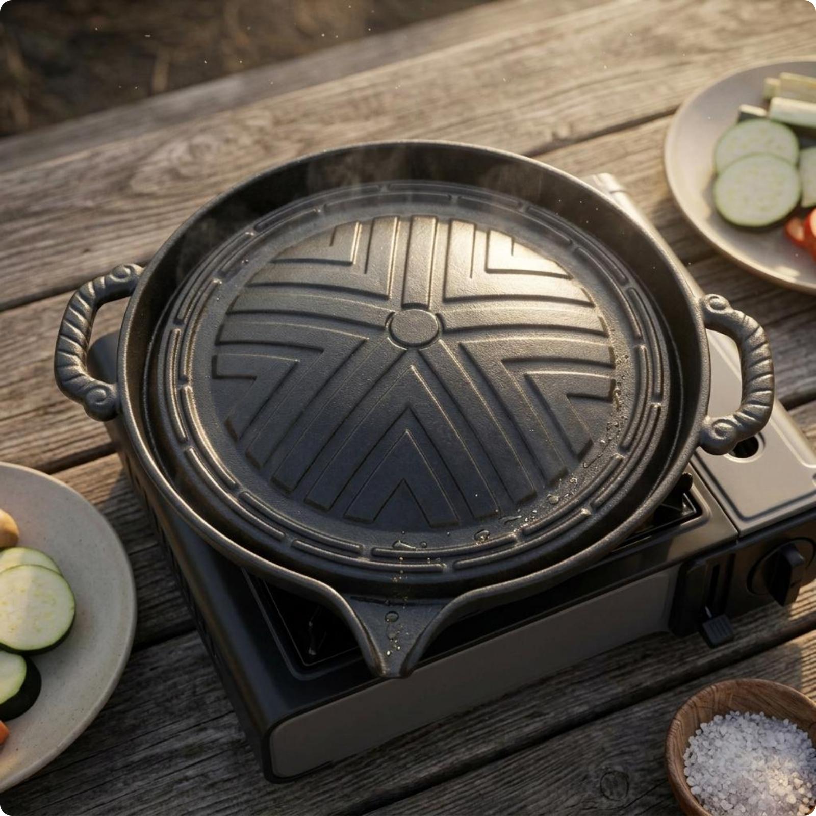 Cast Iron Oval Grill Pan for O - Skillet Cast Iron Camp review and price