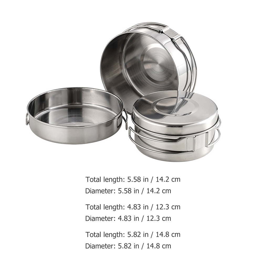 1Set Outdoor Stainless Steel C - Camping Outdoor Cooking Set review and price