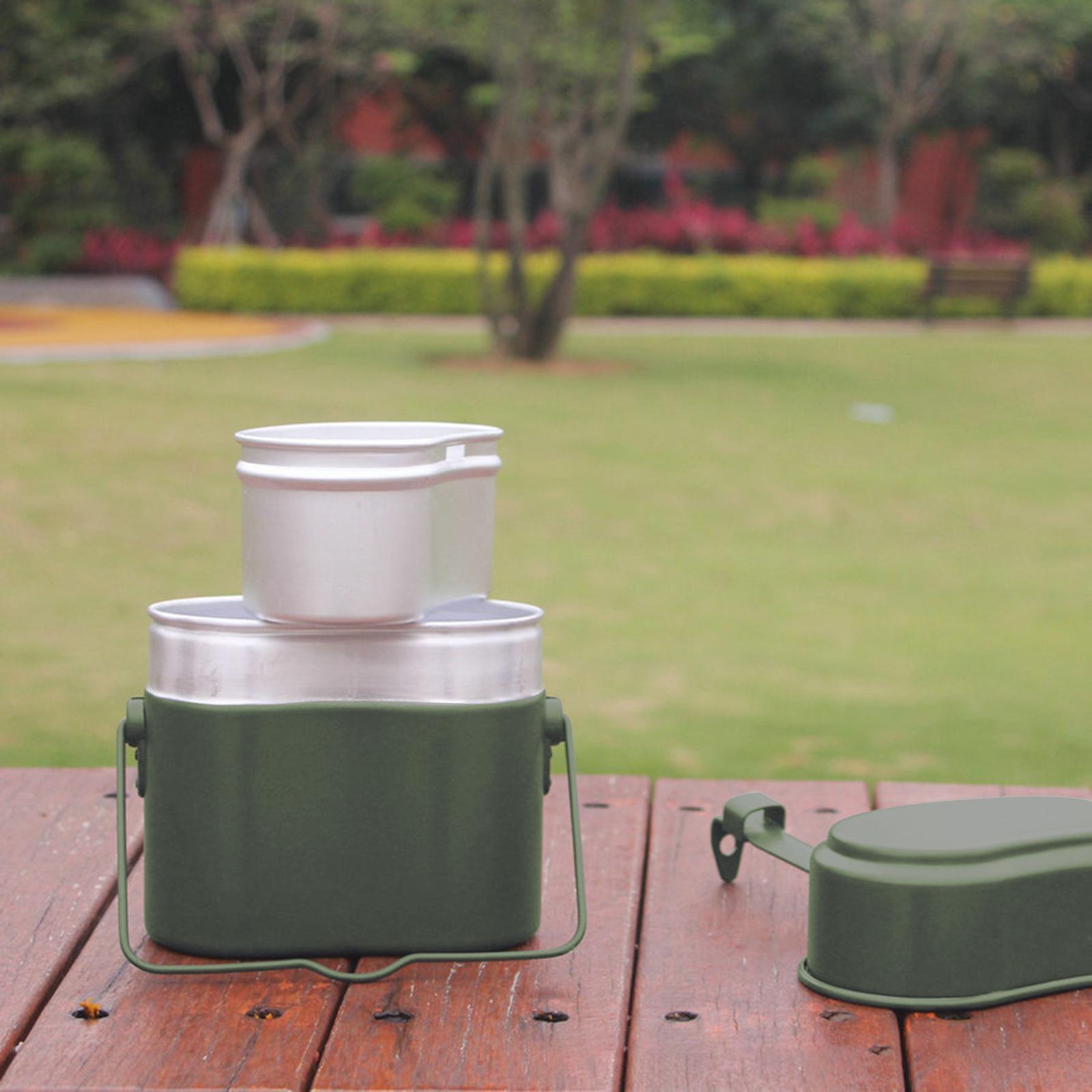 3Pcs/Set Lunch Box Aluminum Po - Camping Cooking Box Set review and price