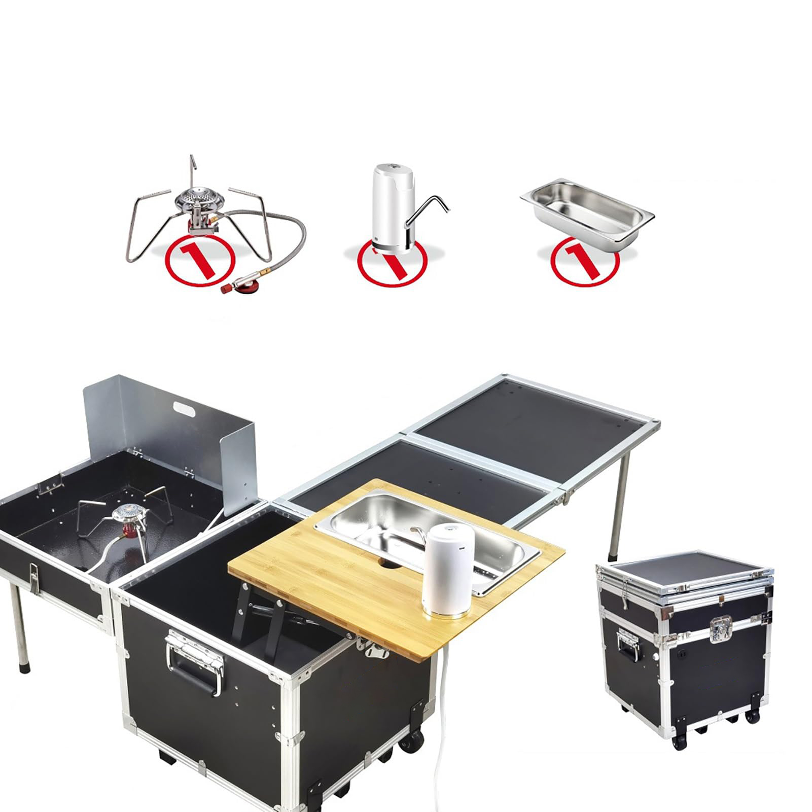 Outdoor Camping Cooking Set Ca - Camping Cooking Box Set review and price