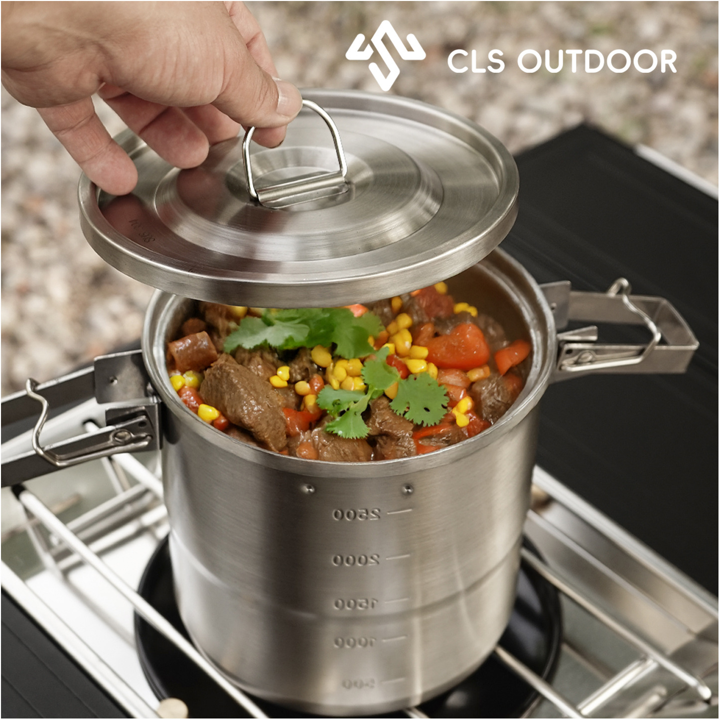Outdoor Full Set 304 Stainless - Camping Cooking Box Set review and price