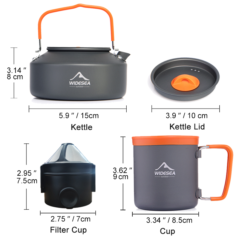 Widesea Camping Coffee Cookwar - Camping Cooking Box Set review and price