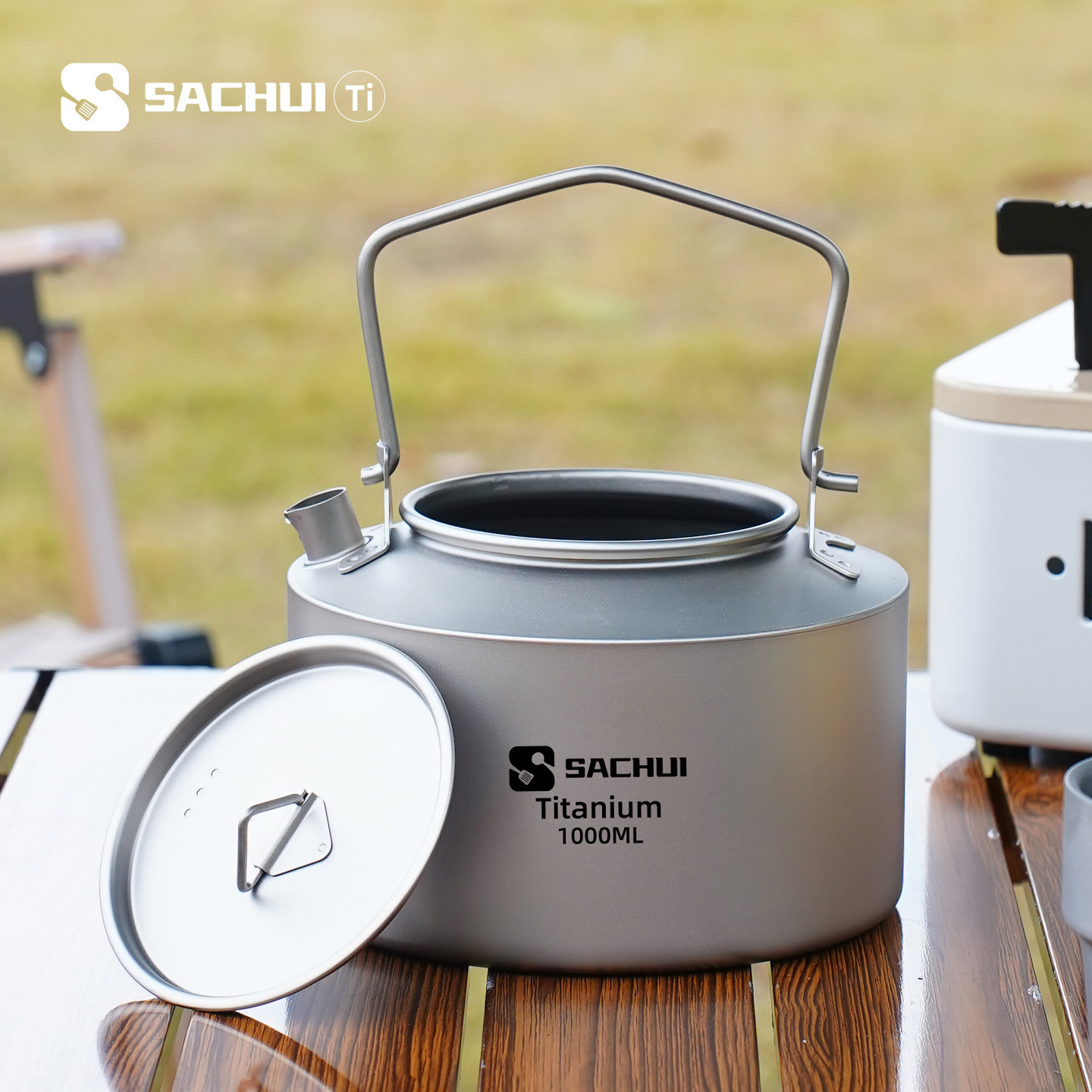 1000ML Pure Titanium Kettle Ou - Camping Outdoor Cooking Set review and price