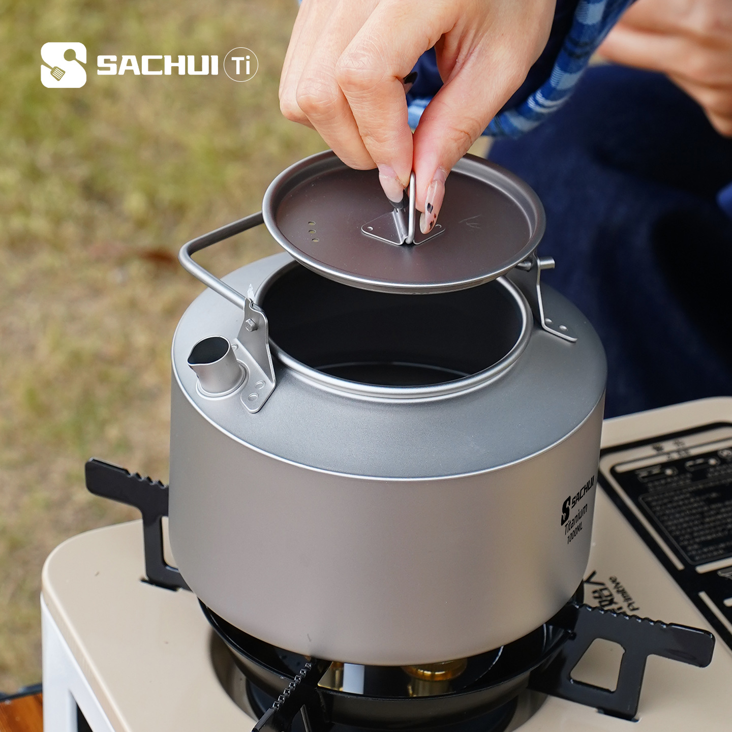 1000ML Pure Titanium Kettle Ou - Camping Outdoor Cooking Set review and price