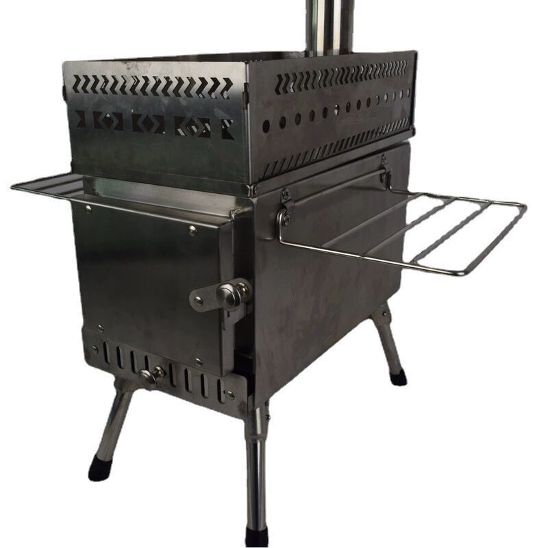 Stainless Steel Folding Wood B - Camping Cooking Fire Pit review and price