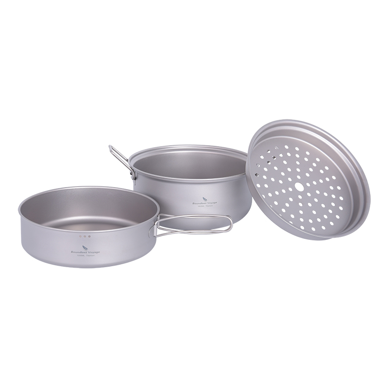 Boundless Voyage Titanium Stea - Camping Outdoor Cooking Set review and price