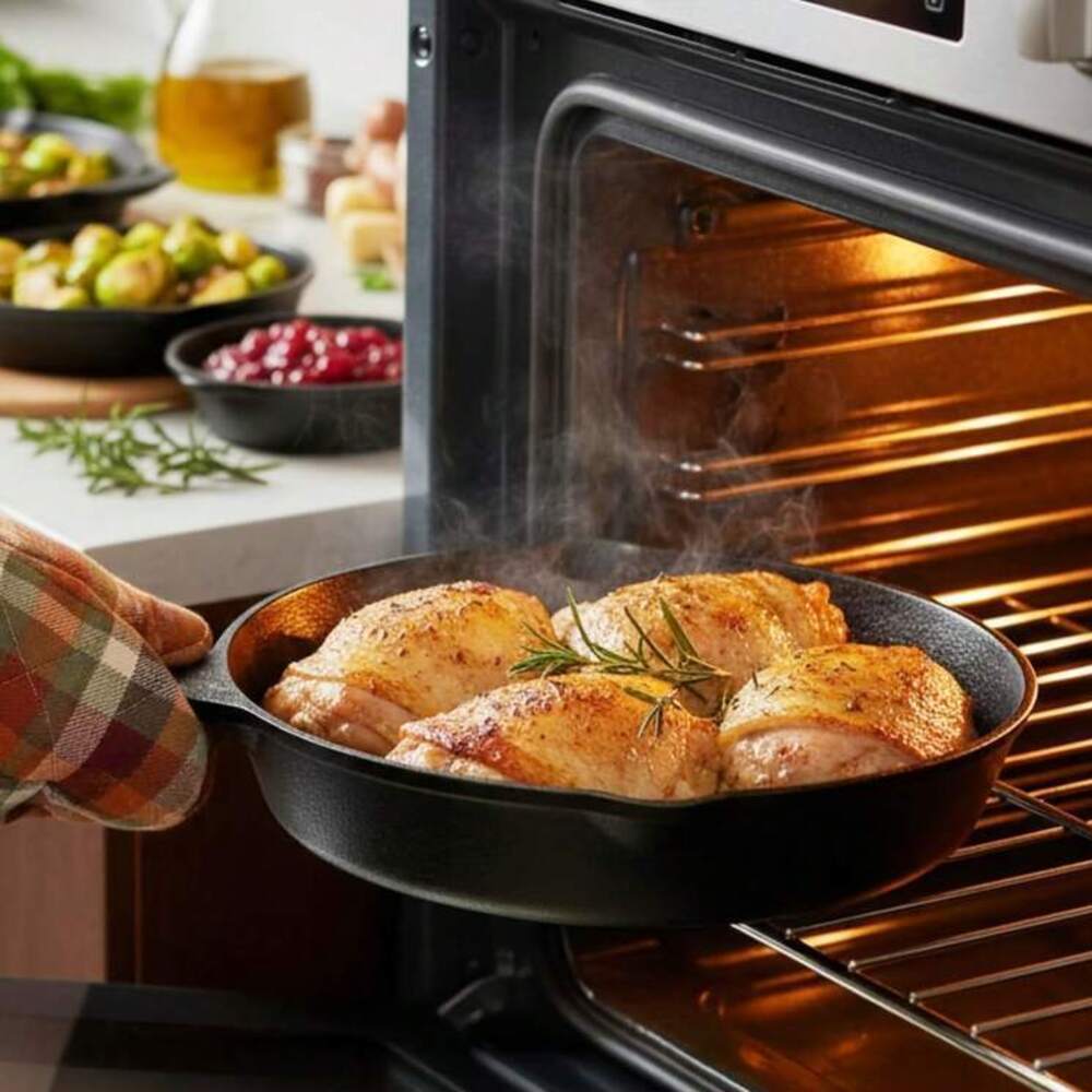 4-Piece Cast Iron Cookware Set - Skillet Cast Iron Camp review and price