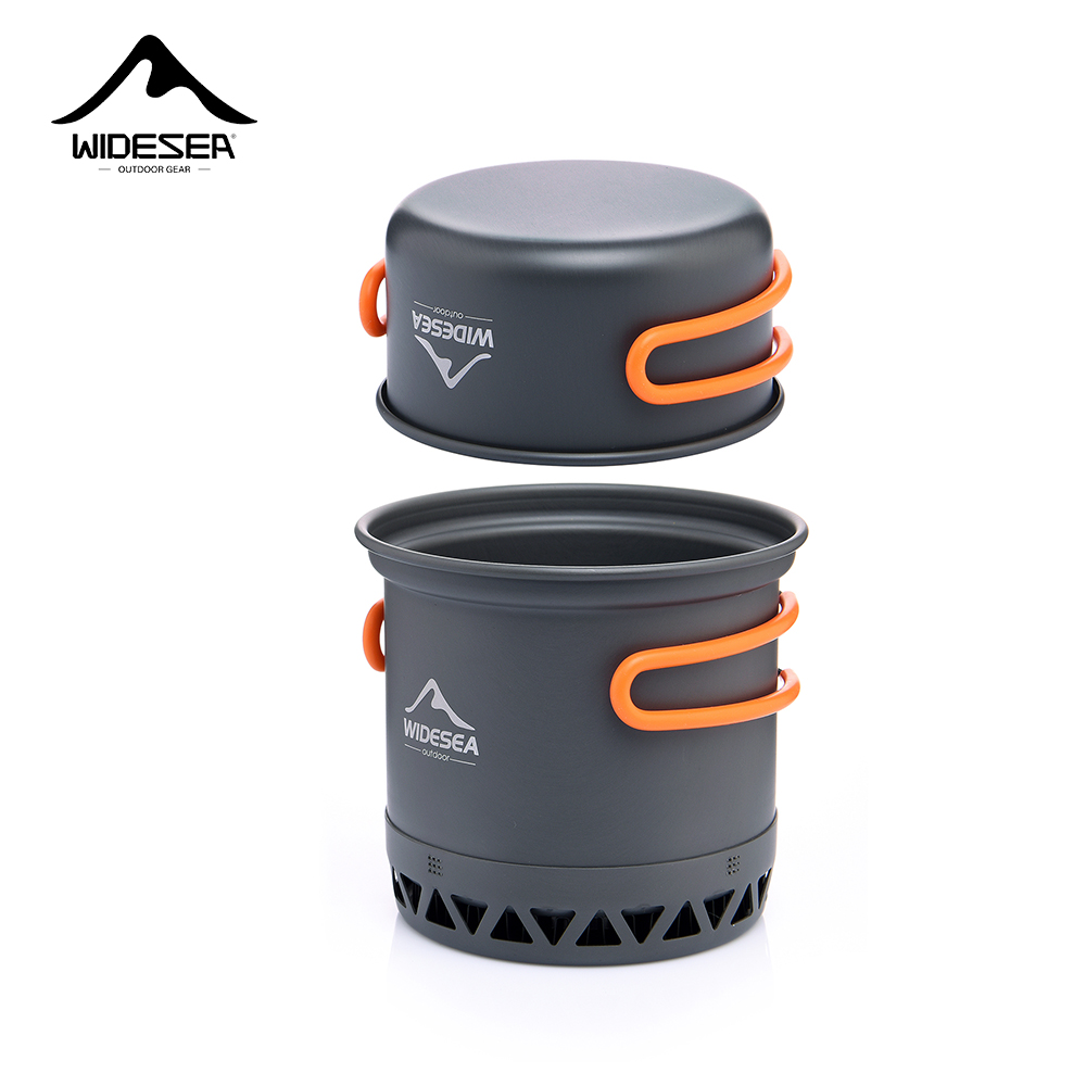 Outdoor Camping Pot 1.3L 2.3L  - Camping Cooking Set 2 Person review and price