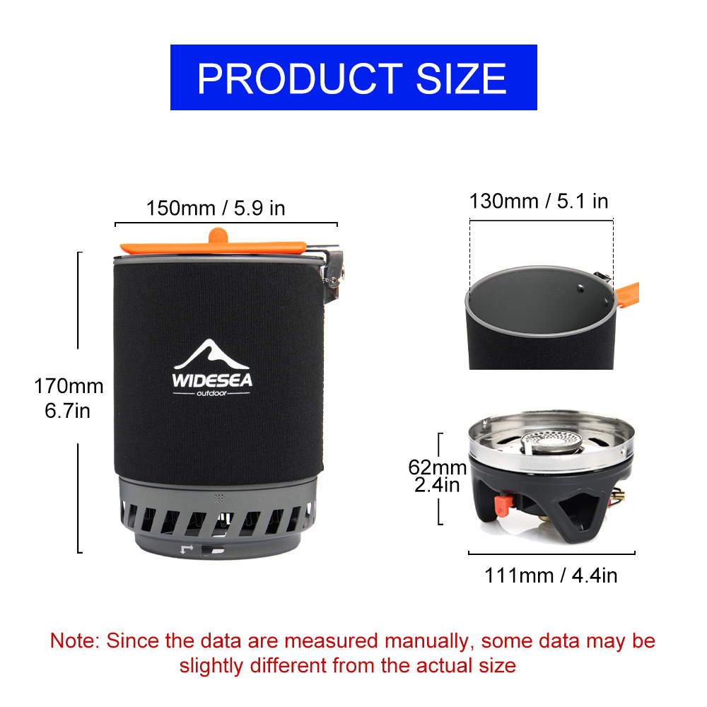 Widesea Camping Cooking System - Camping Cooking Set 2 Person review and price