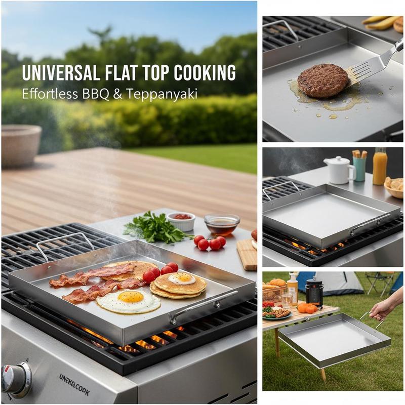 Universal Flat Top Griddle 18x - Camping Cooking Tray review and price