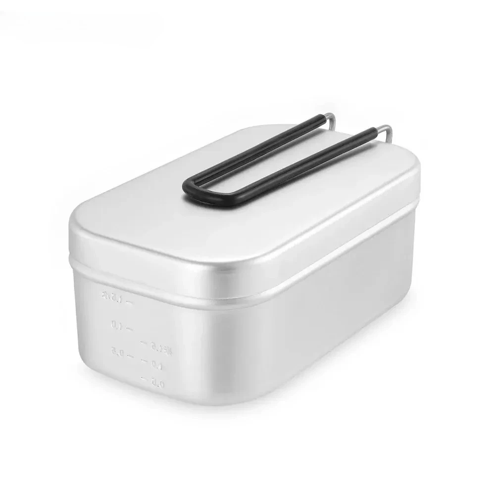 800/1400ML Aluminum Lunch Boxe - Camping Cooking Tray review and price