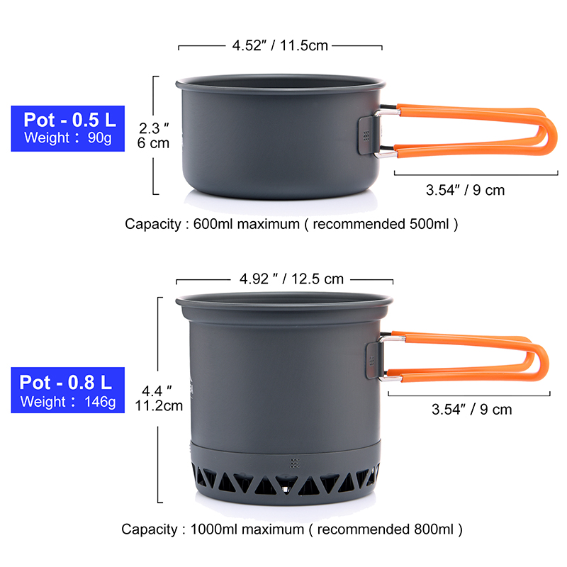 Widesea Portable Camping Cookw - Camping Cooking Set 2 Person review and price