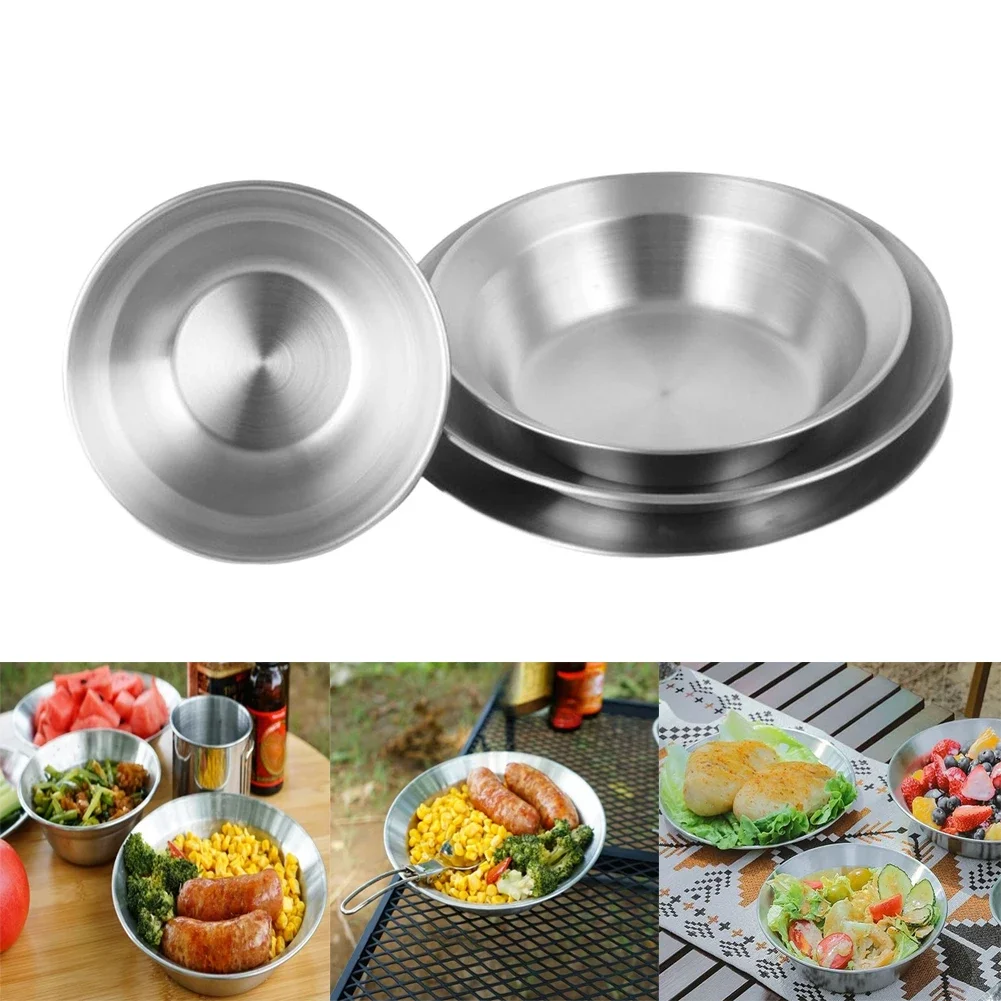 Stainless Steel Dinnerware Set - Camping Cooking Plate review and price