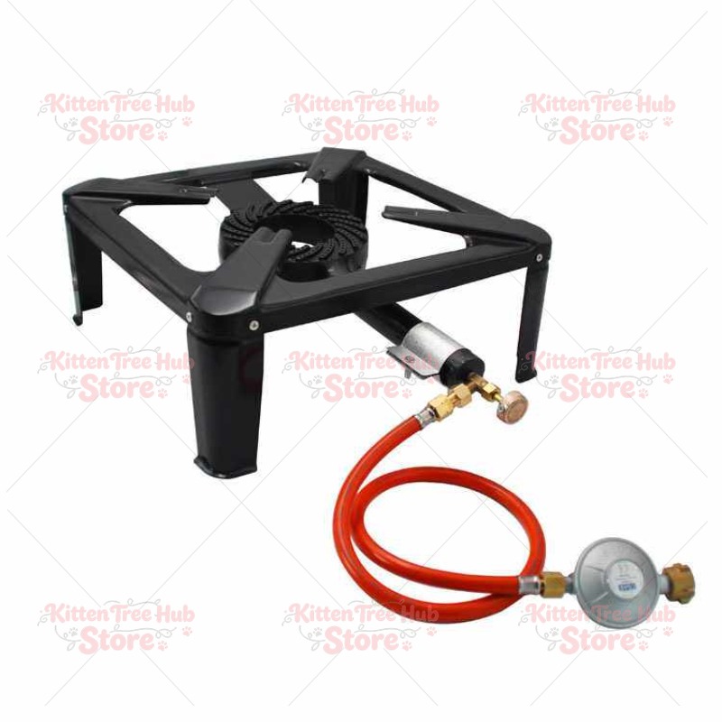 Heavy Duty Cast Iron Gas Stove - Camping Cooking Flame review and price