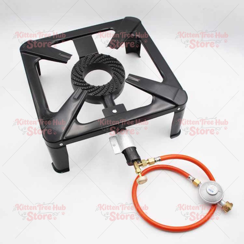 Heavy Duty Cast Iron Gas Stove - Camping Cooking Flame review and price