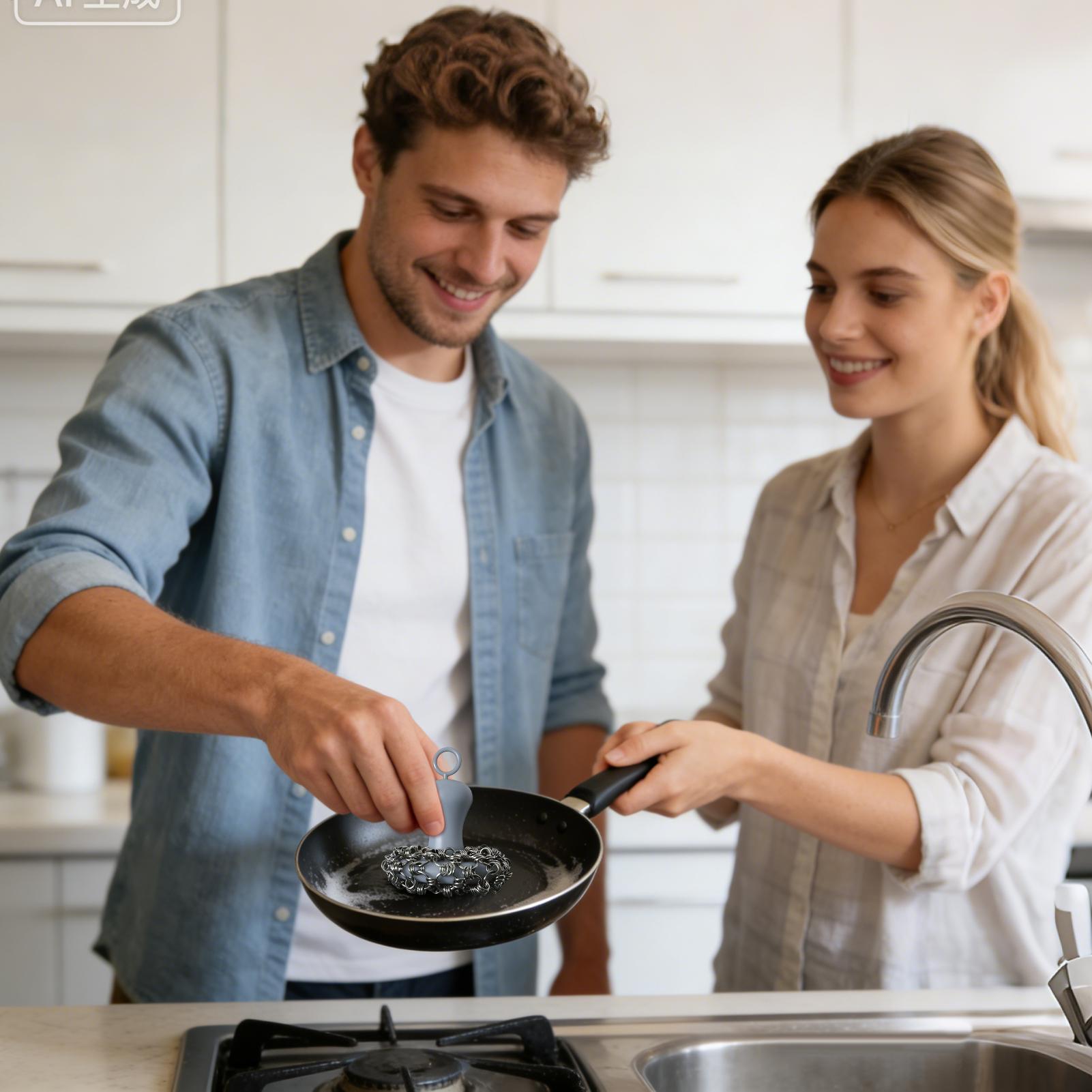 Cast Iron Cleaner Scrubber Sta - Skillet Cast Iron Camp review and price