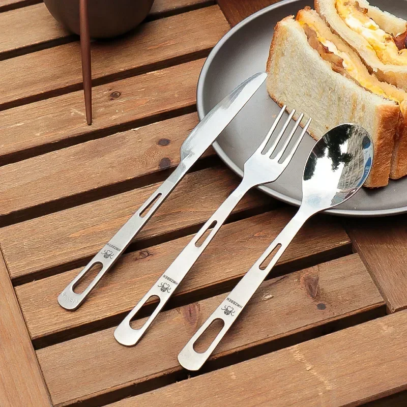 HWZBBEN Titanium Fork Spoon Kn - Camping Cooking Full Set review and price