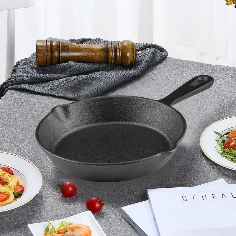 1pcs 14CM Camping Indoor and O - Skillet Cast Iron Camp review and price