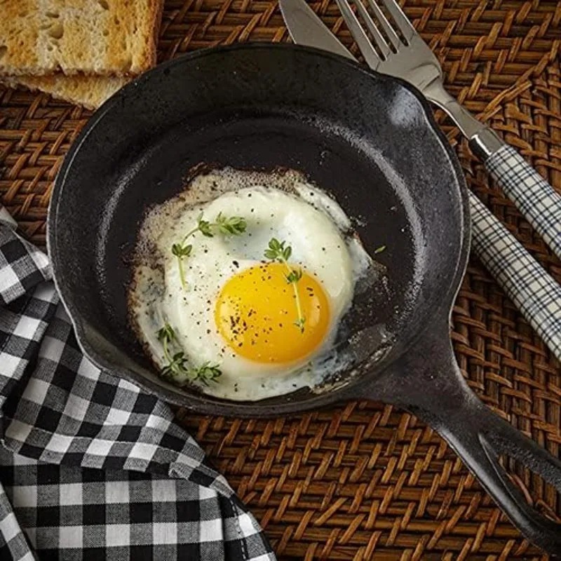 1pcs 14CM Camping Indoor and O - Skillet Cast Iron Camp review and price