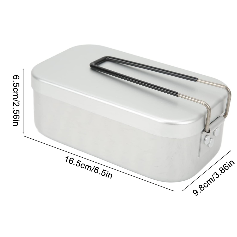800ML Aluminum Lunch Boxes Out - Camping Outdoor Cooking Set review and price