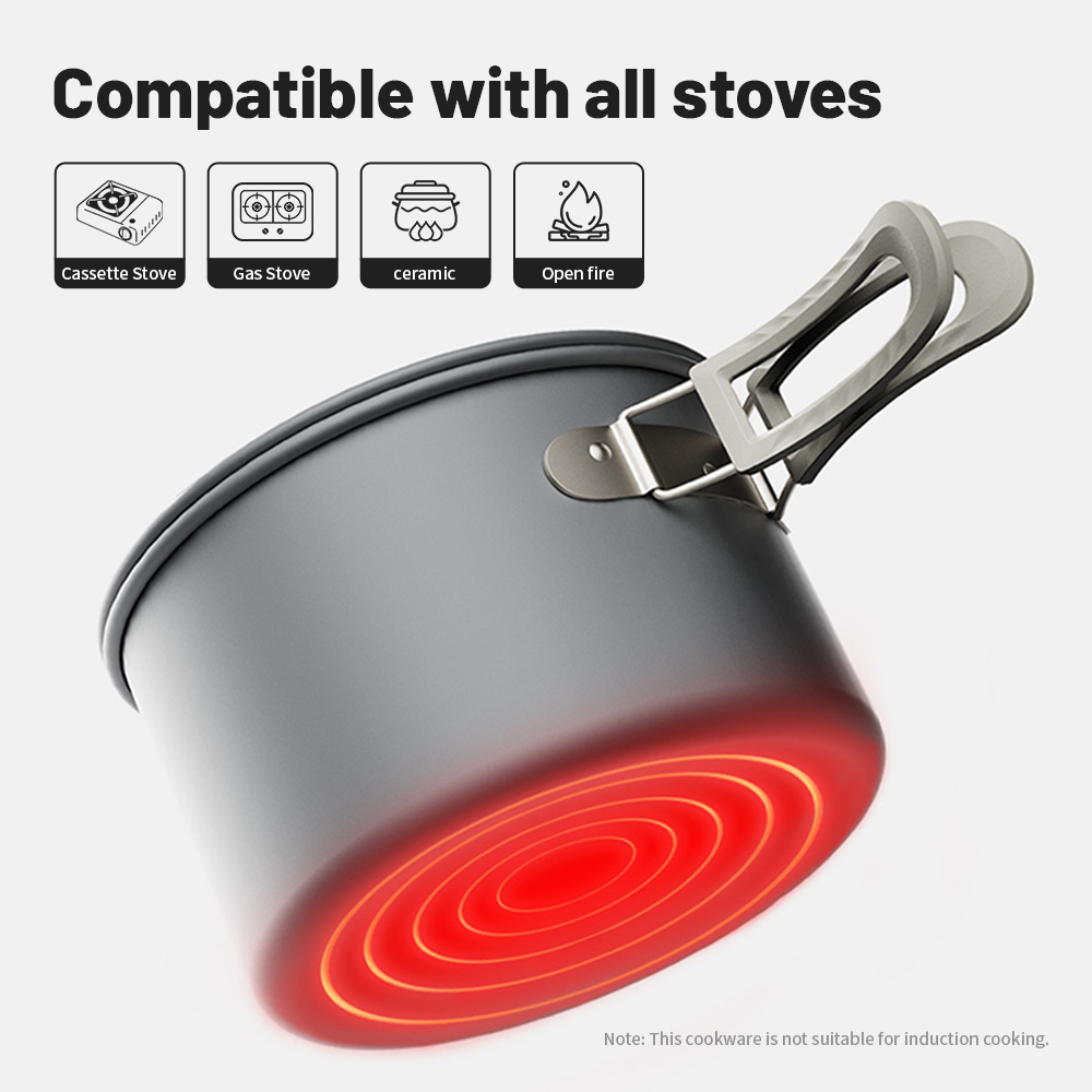 Naturehike Camping Cookware Ki - Camping Cooking Set 2 Person review and price