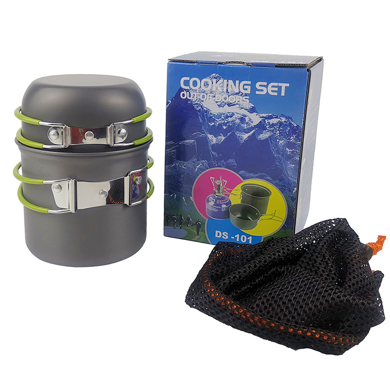 Camping Cookware Kit with Stov - Camping Cooking Box Set review and price