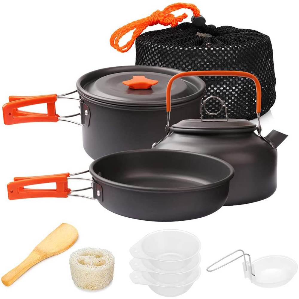1pcs/1set Camping Cookware Kit - Camping Cooking Recipes review and price