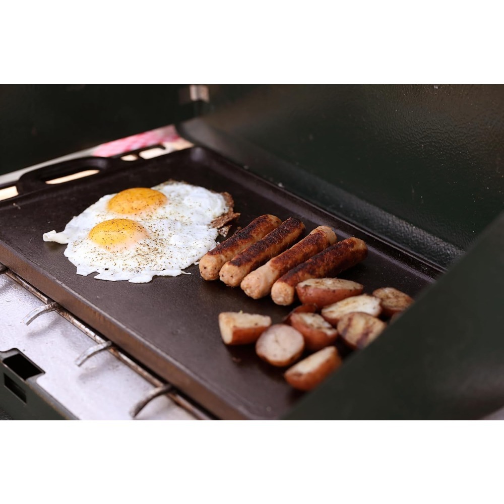 Pre-Seasoned Cast Iron Griddle - Skillet Cast Iron Camp review and price