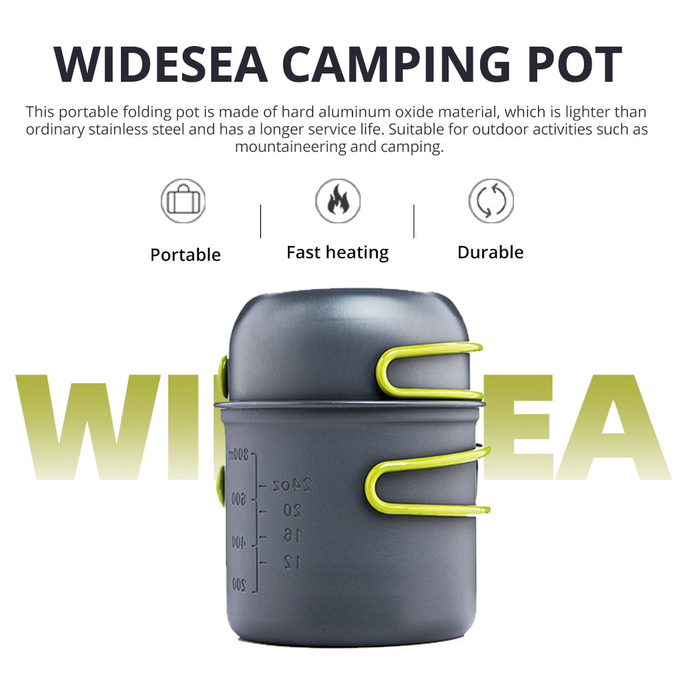 Widesea Ultralight Camping Coo - Camping Cooking Set 2 Person review and price