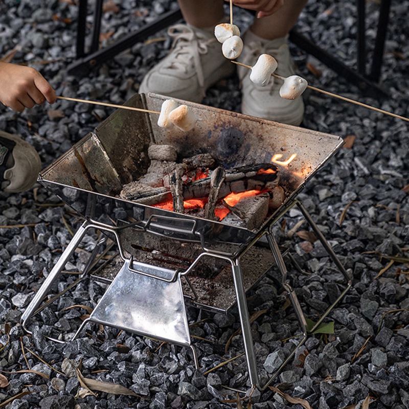 Portable Campfire Fire Pit BBQ - Camping Cooking Fire Pit review and price