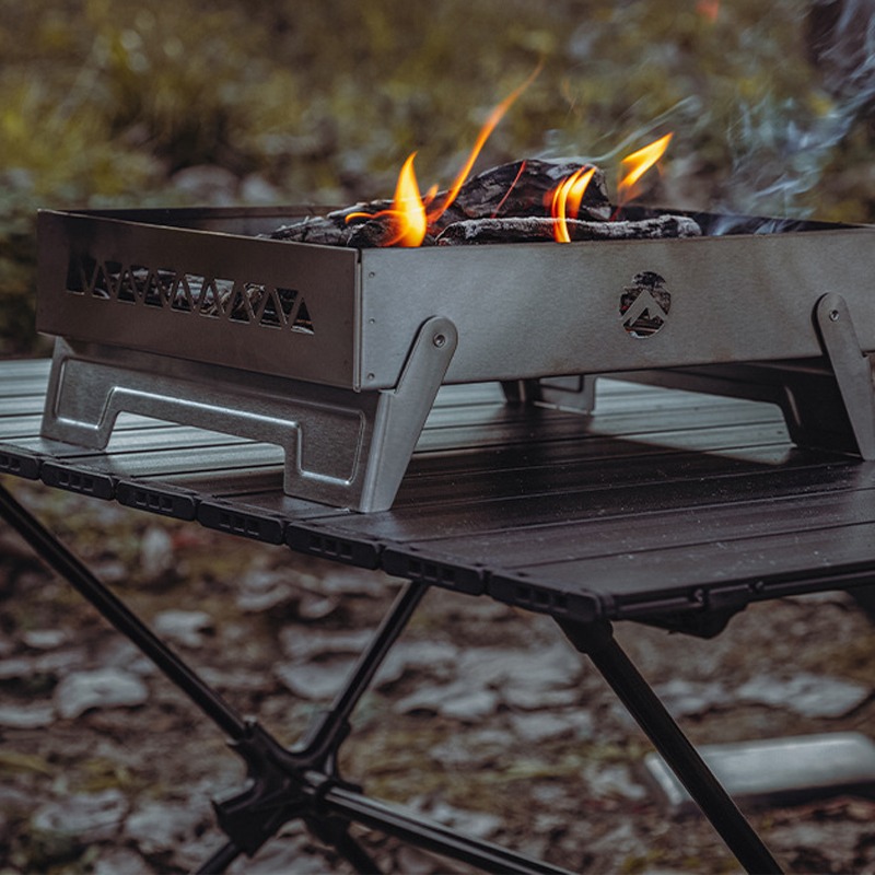 Portable Campfire Fire Pit BBQ - Camping Cooking Fire Pit review and price