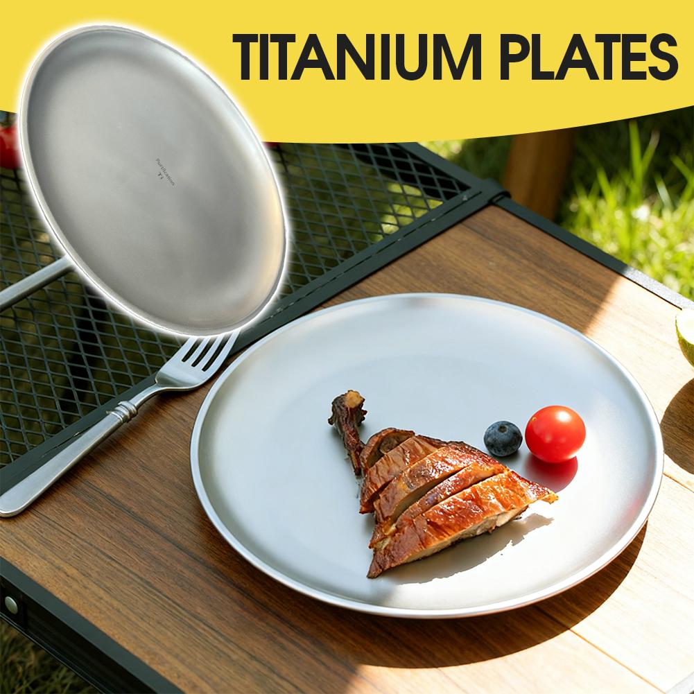 Pure Titanium Camping Plate Ul - Camping Cooking Plate review and price