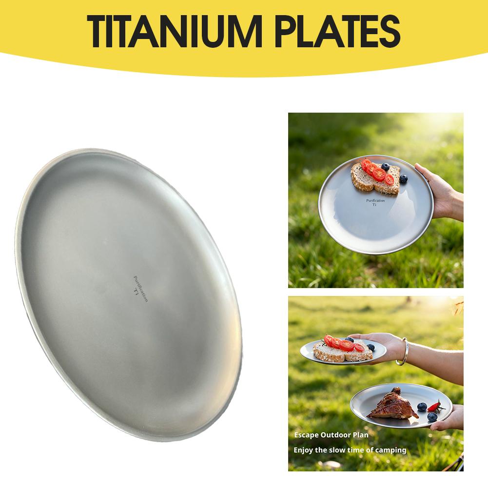 Pure Titanium Camping Plate Ul - Camping Cooking Plate review and price