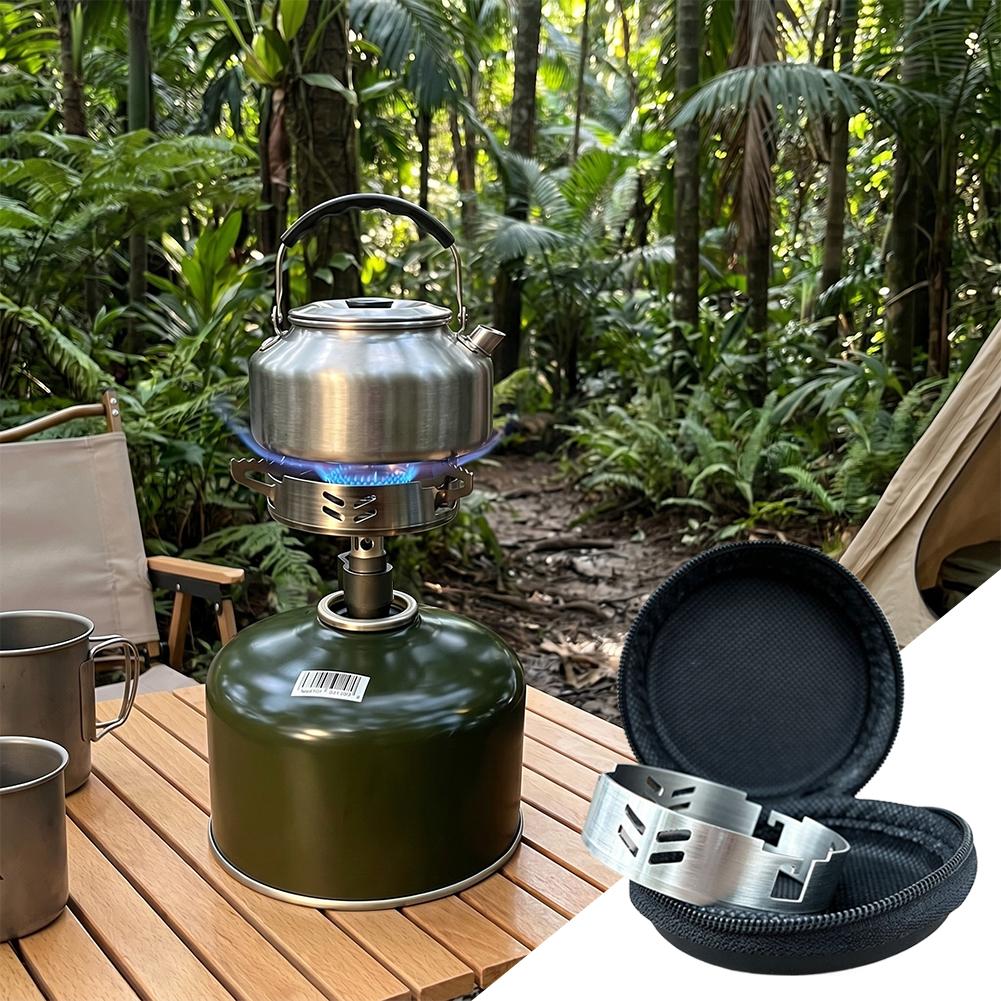 304 Stainless Steel Stove Wind - Camping Cooking Set With Bag review and price