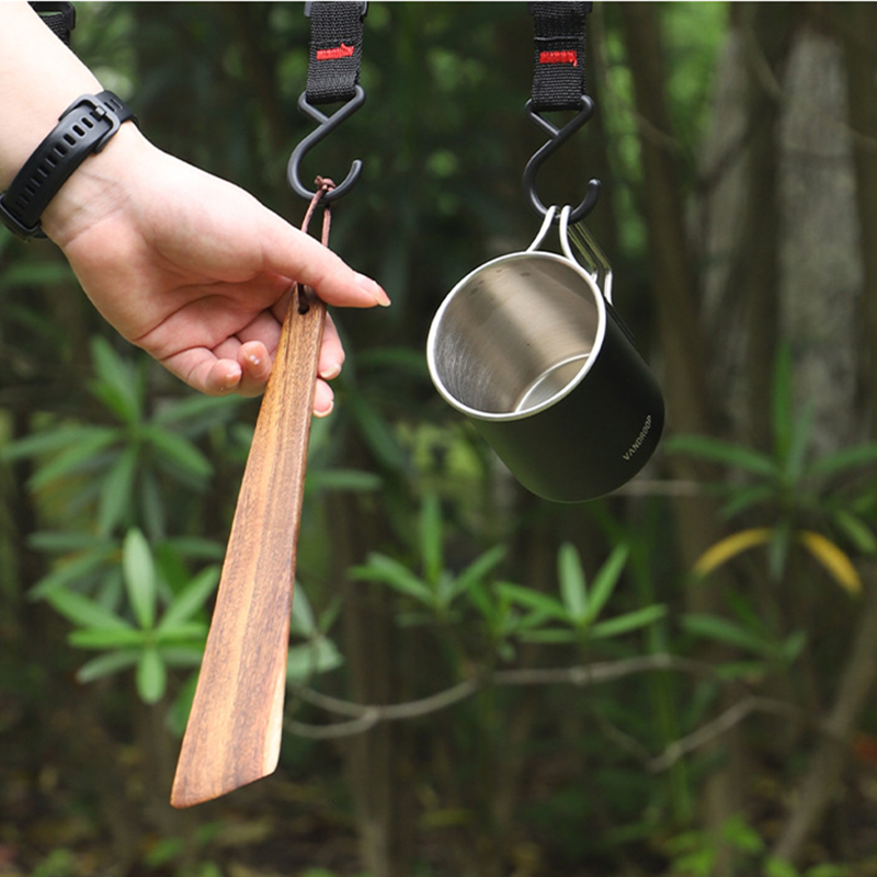 Wooden Spatula Portable Turner - Camping Cooking Recipes review and price