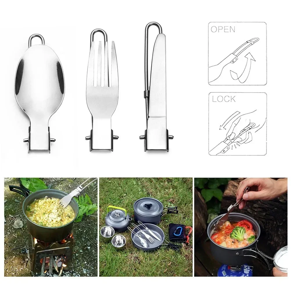 1 Set Outdoor Camping Picnic C - Camping Cooking Set With Bag review and price