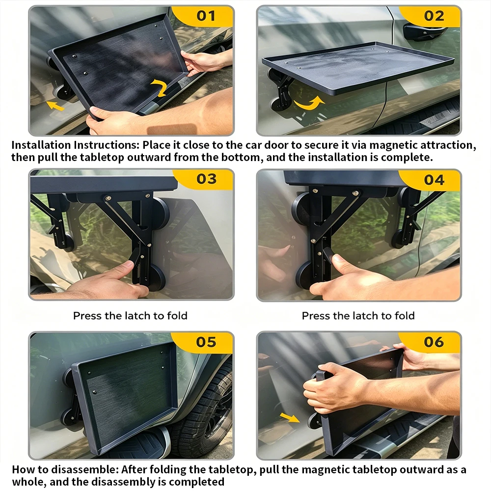 Portable Car Side Door Hanging - Camping Cooking Table review and price