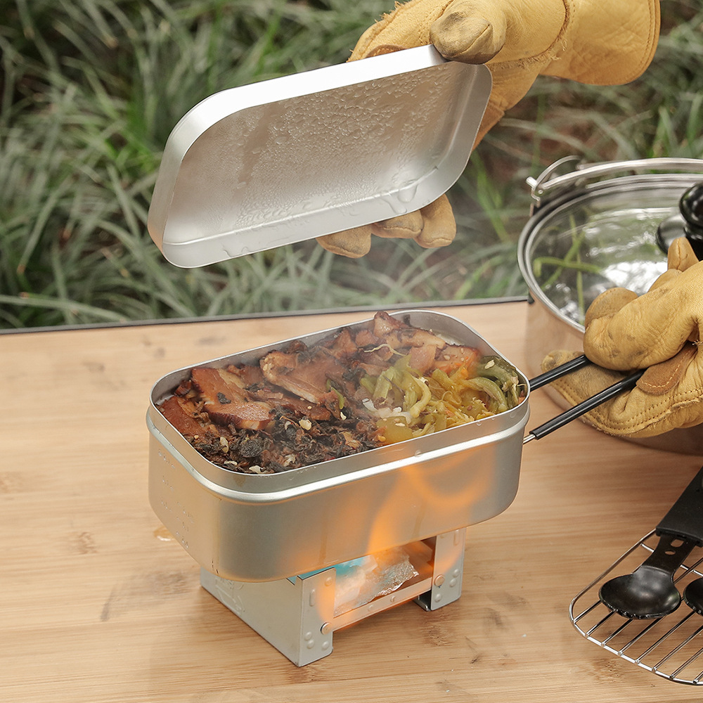 Outdoor Aluminium Mess Kit, St - Camping Cooking Box Set review and price
