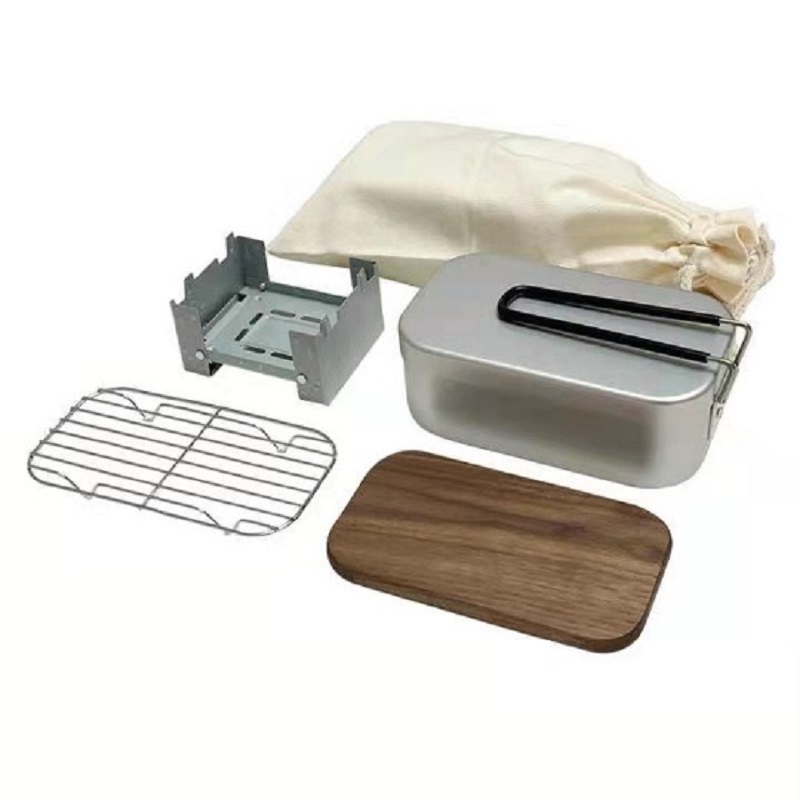 Outdoor Aluminium Mess Kit, St - Camping Cooking Box Set review and price