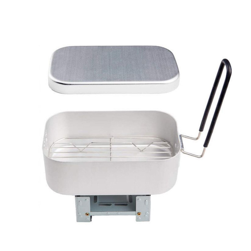 Outdoor Aluminium Mess Kit, St - Camping Cooking Box Set review and price