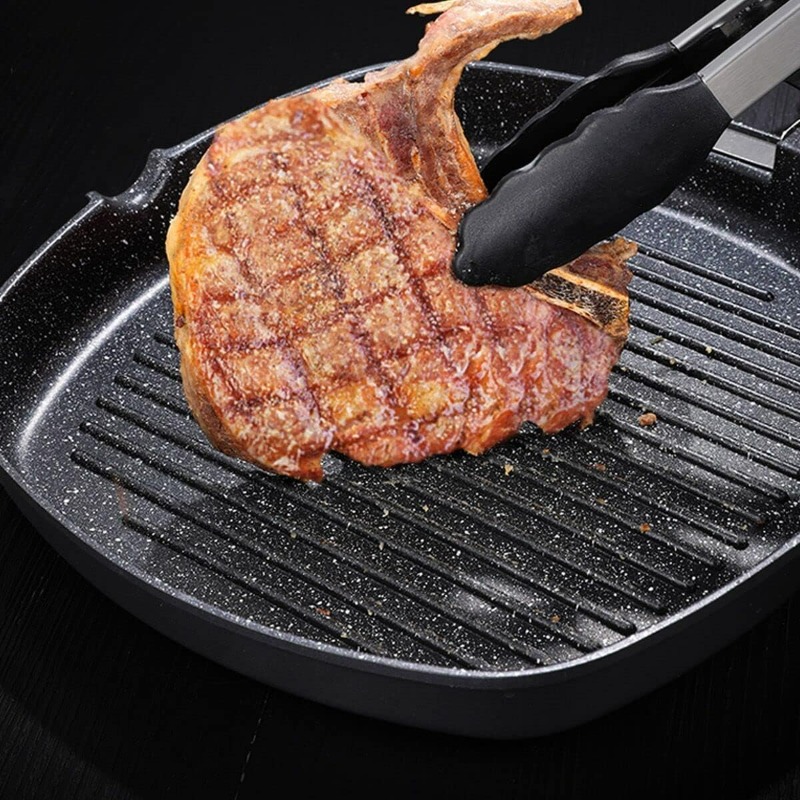 Square Grilling Skillet Steak  - Skillet Cast Iron Camp review and price