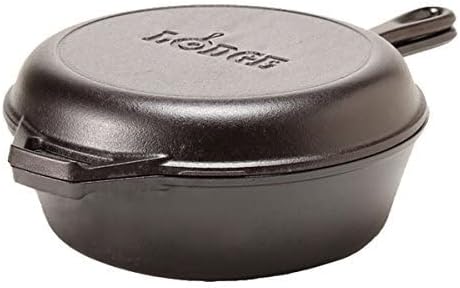 2-in-1 Cast Iron Combo Cooker: - Skillet Cast Iron Camp review and price