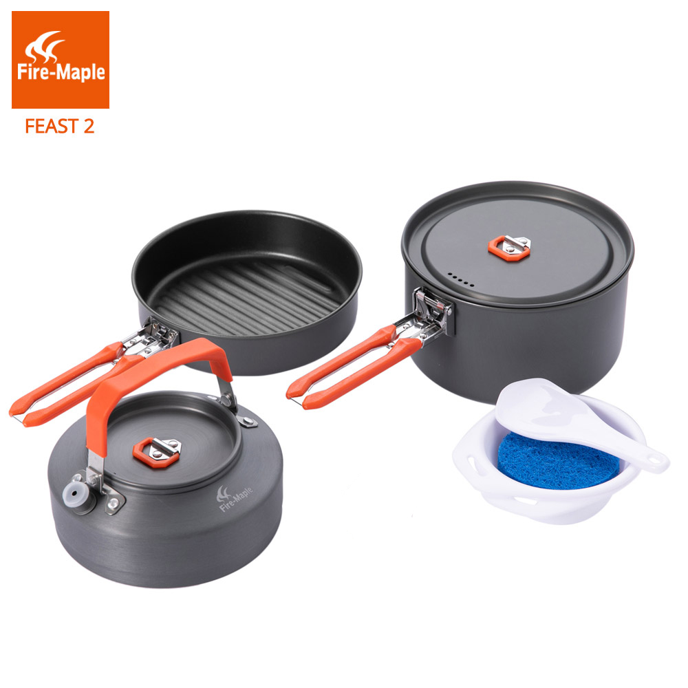 Fire Maple Picnic Pot Pan Set  - Camping Cooking Set 2 Person review and price