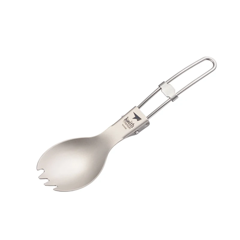 Keith Titanium Spork Foldable  - Camping Cooking Tray review and price