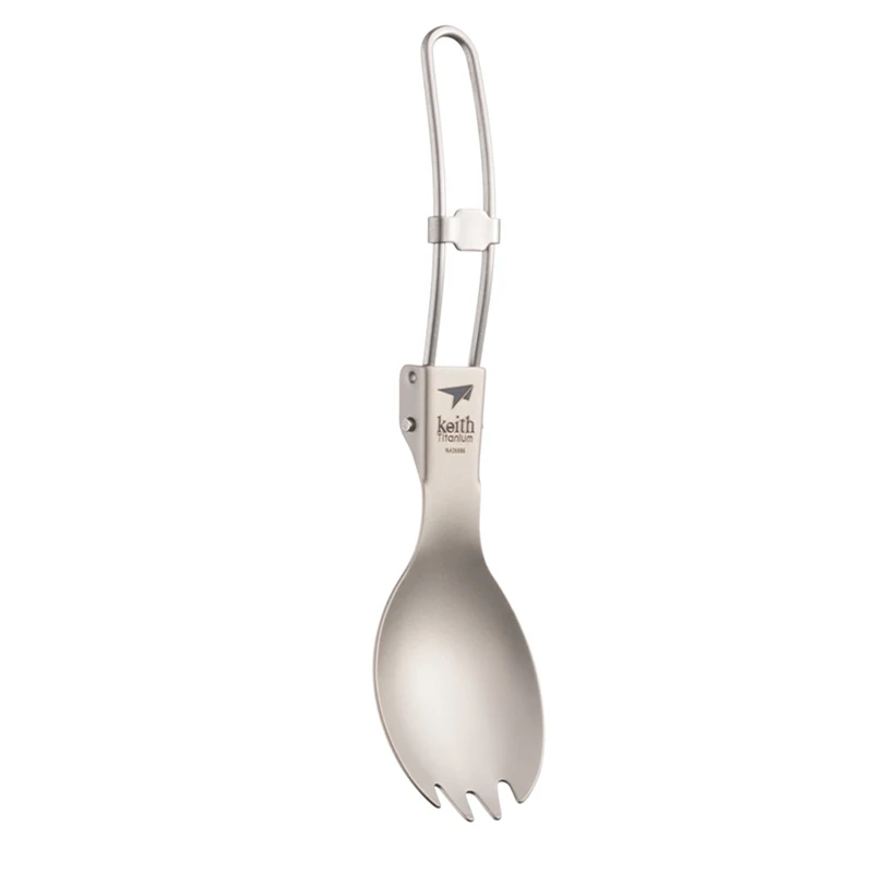 Keith Titanium Spork Foldable  - Camping Cooking Tray review and price