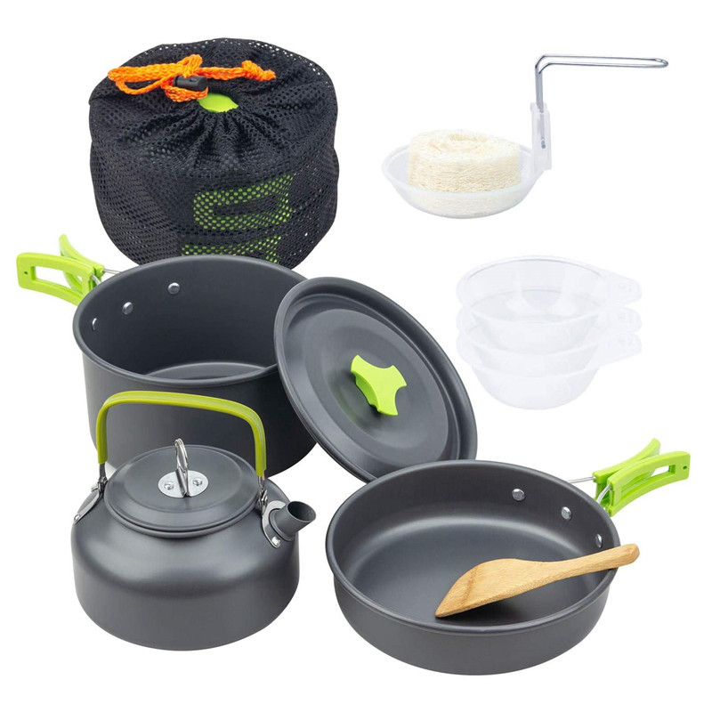 Outdoor Camping Cookware Kit A - Camping Cooking Box Set review and price