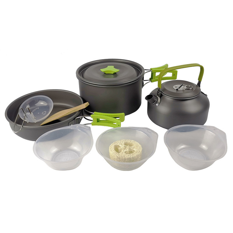 Outdoor Camping Cookware Kit A - Camping Cooking Box Set review and price